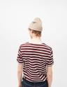 Brown and White Striped T-shirt image 4