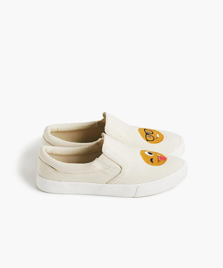 Girls’ slide sneakers in emojis image