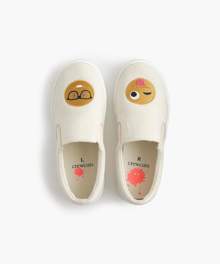 Girls’ slide sneakers in emojis image